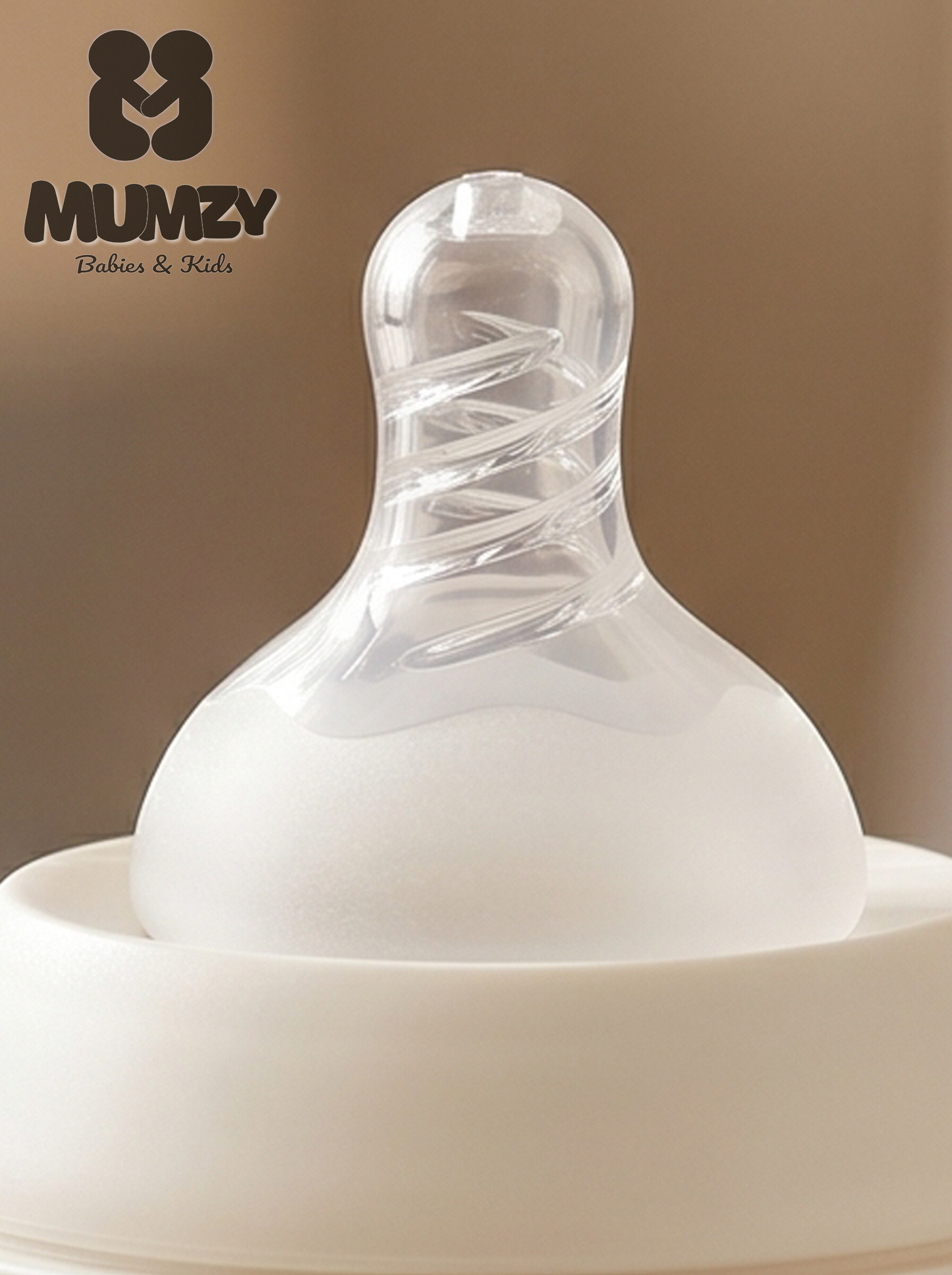 First Steps 300ml Wide Mouth Baby Bottle with Soft Silicone Nipple