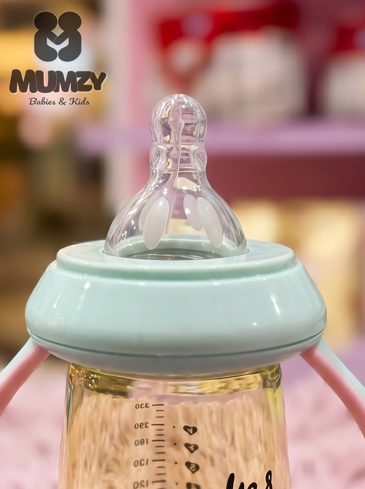 Yes 300ml Baby Bottle with Alien style and Soft Imported Silicone Nipple