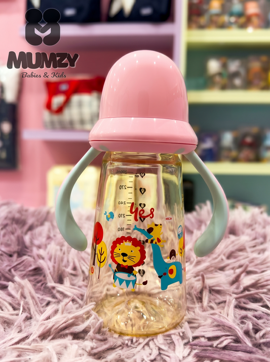 Yes 300ml Baby Bottle with Alien style and Soft Imported Silicone Nipple