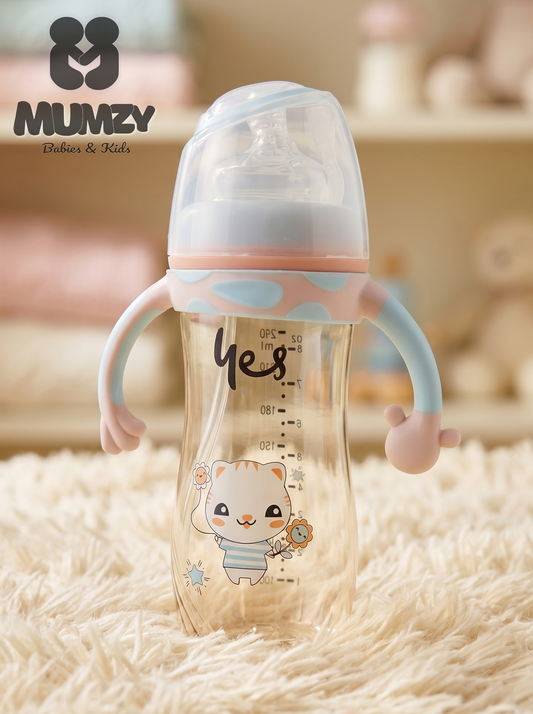 Yes 240ml Baby Bottle with Soft Silicone Nipple