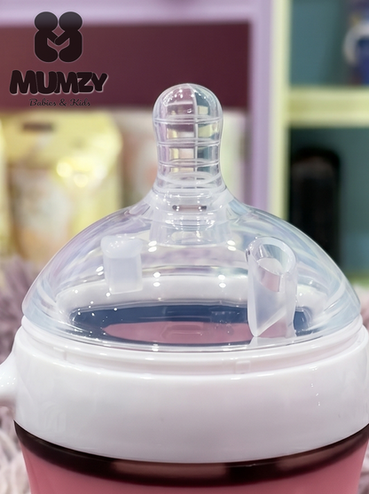 Only Silicon Baby Bottle with Soft Imported Silicone Nipple and Body