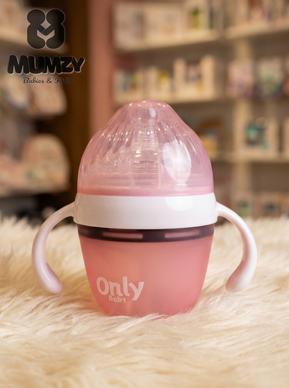 Only Silicon Baby Bottle with Soft Imported Silicone Nipple and Body
