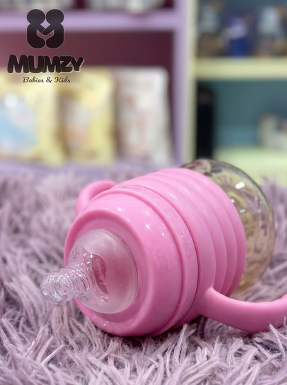 First Steps 240ml Wide Mouth Baby Bottle with Soft Silicone Nipple
