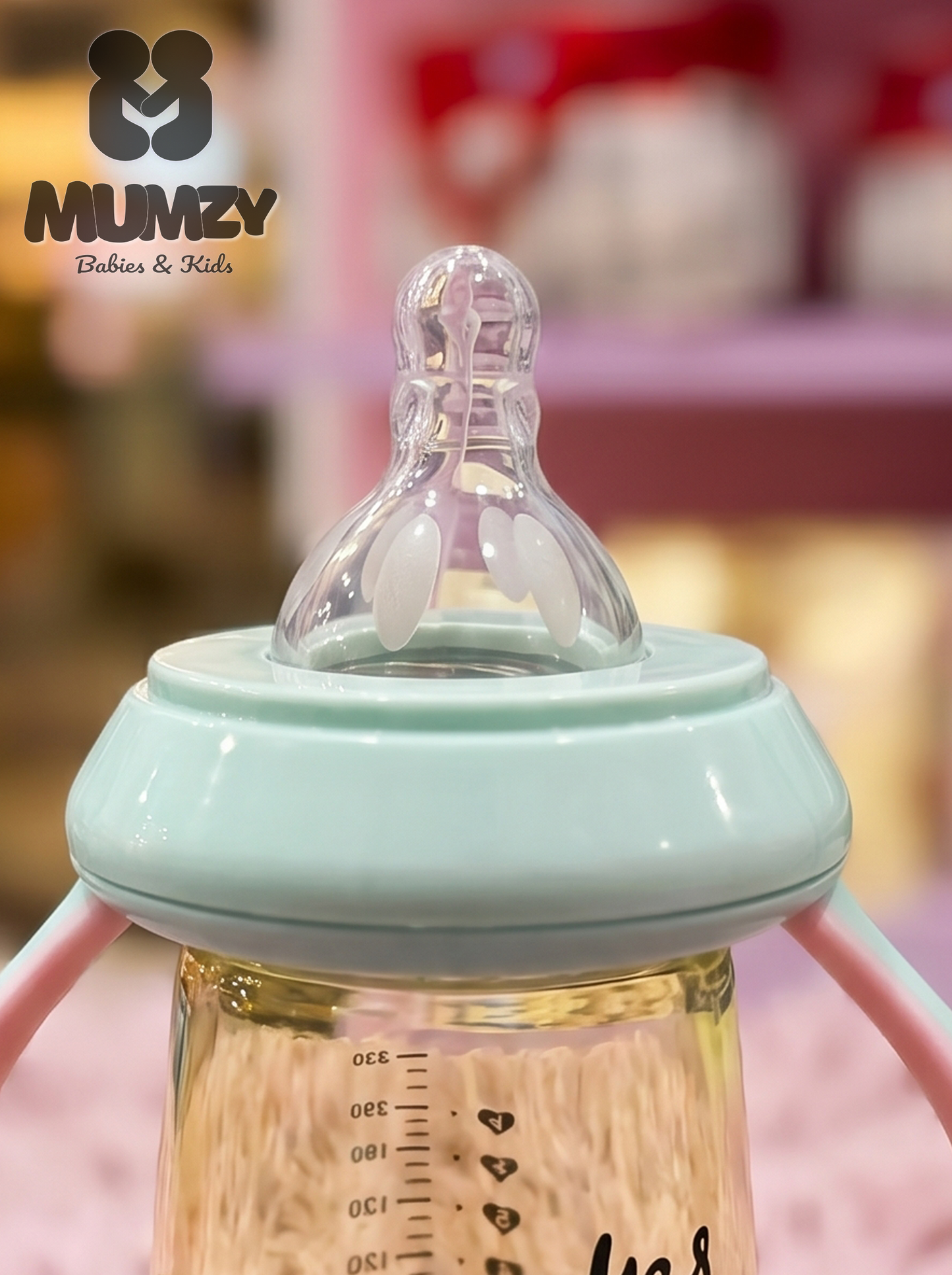 Yes 300ml Baby Bottle with Alien style and Soft Imported Silicone Nipple
