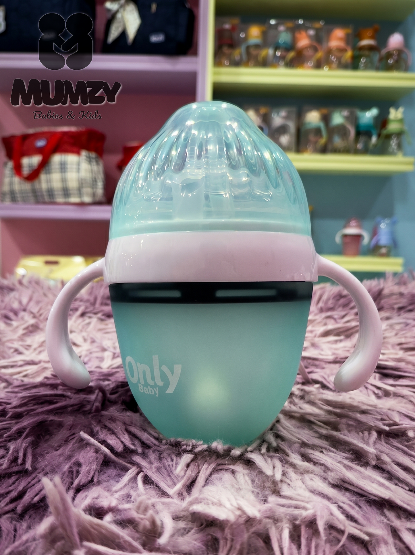 Only Silicon Baby Bottle with Soft Imported Silicone Nipple and Body