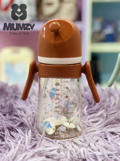 First Steps 240ml Wide Mouth Baby Bottle with Soft Silicone Nipple