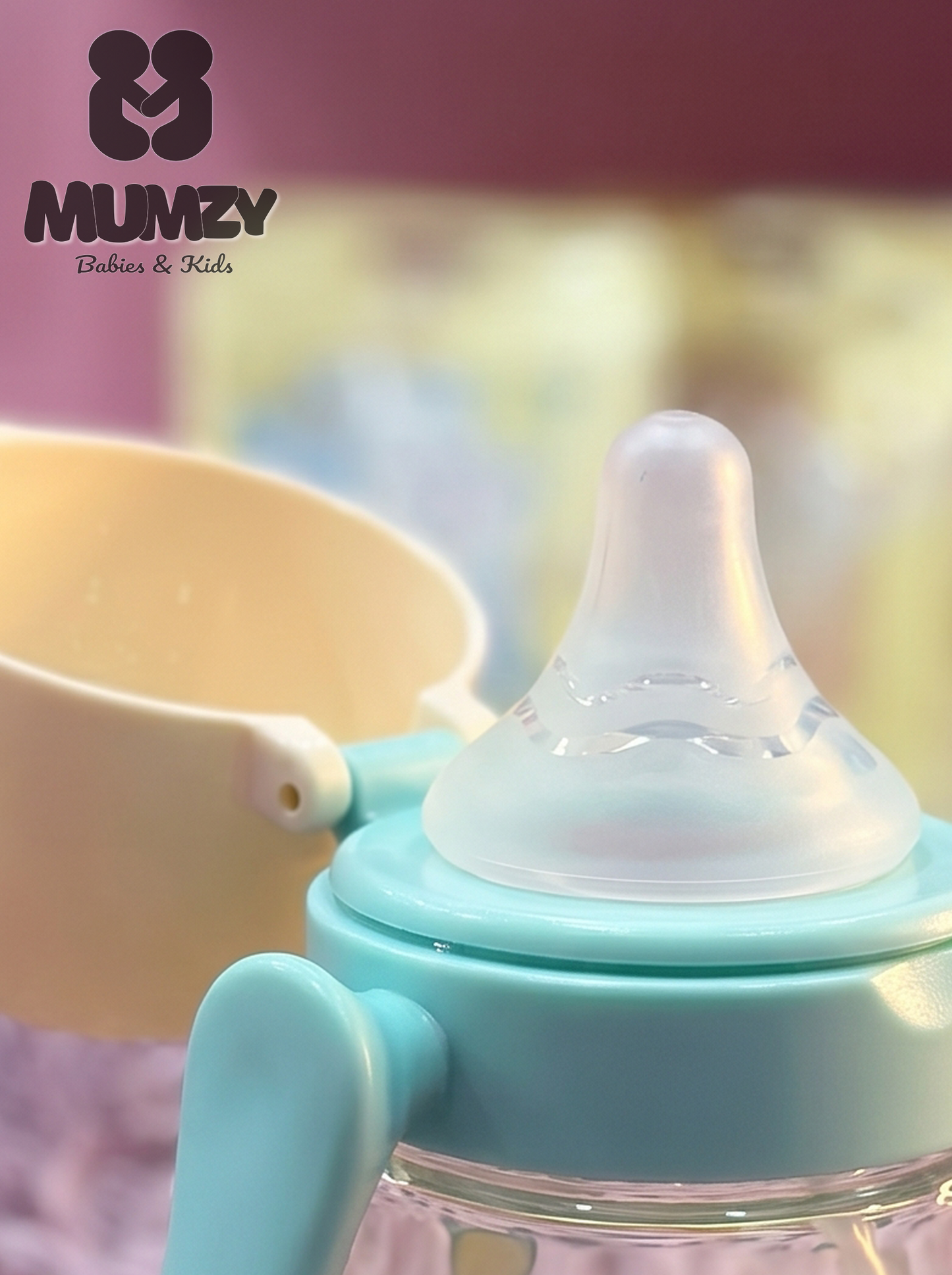 First Steps 330ml Baby Bottle with Soft Silicone Nipple and filtered pipe
