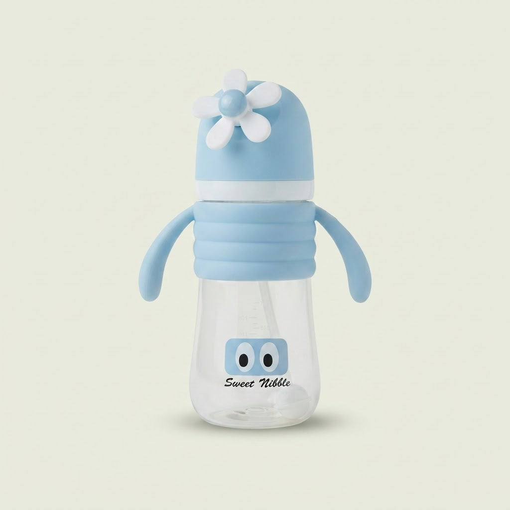 First Steps 300ml Wide Mouth Baby Bottle with Soft Silicone Nipple