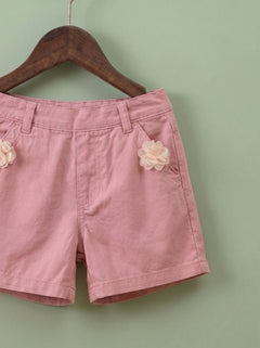 Imported Baby Girl Floral Peplum Short Set (2-Piece)