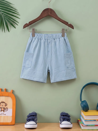 Alphabet Teddy Embroidered Tee & Shorts Set