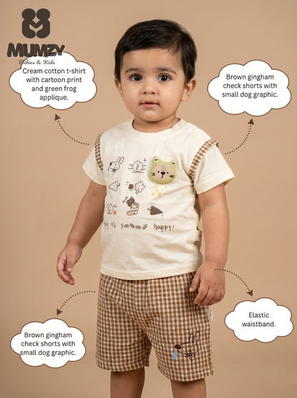 Imported 2-Piece Baby Boy Summer Short Set
