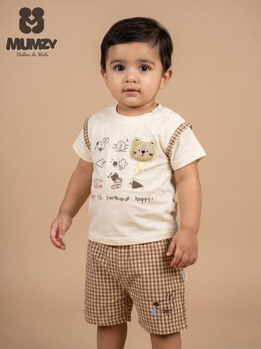 Imported 2-Piece Baby Boy Summer Short Set
