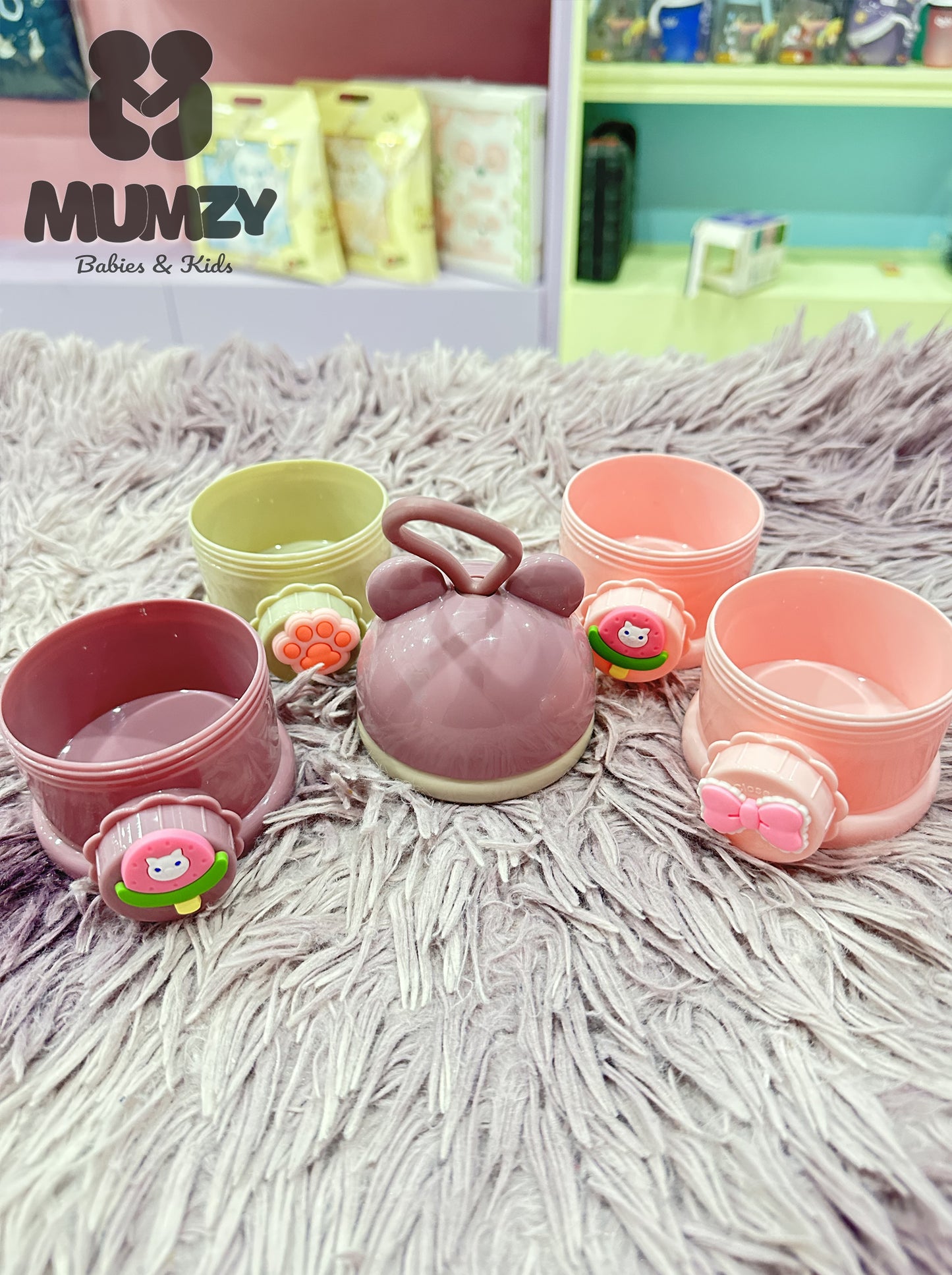 4-Layer Portable Baby Snack Box and Container