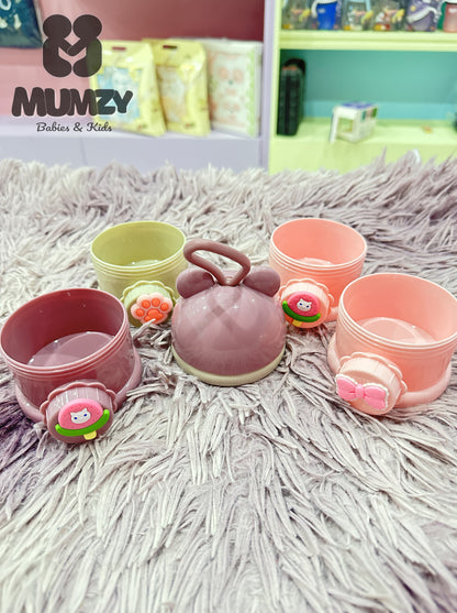4-Layer Portable Baby Snack Box and Container