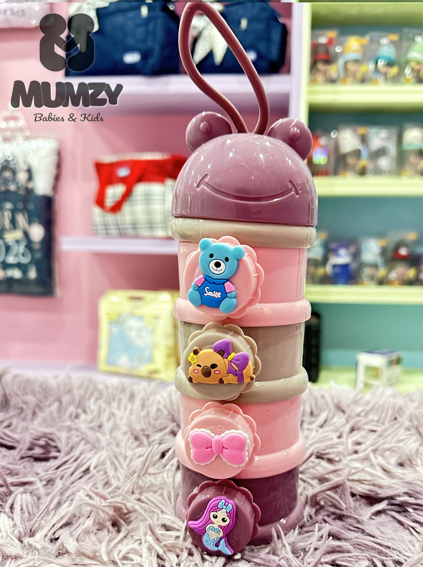 4-Layer Portable Baby Snack Box and Container