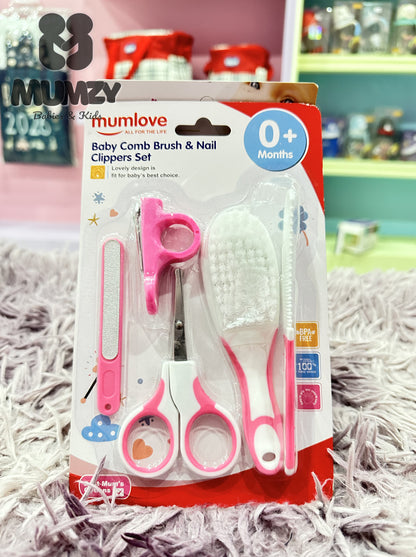 Mumlove 5-Piece Baby Hair and Nail Care Set