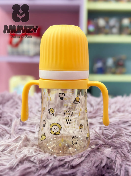 First Steps 240ml Wide Mouth Baby Bottle with Soft Silicone Nipple