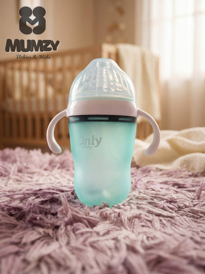 Only Silicon Baby Bottle with Soft Imported Silicone Nipple and Body