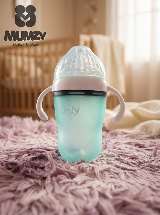 Only Silicon Baby Bottle with Soft Imported Silicone Nipple and Body