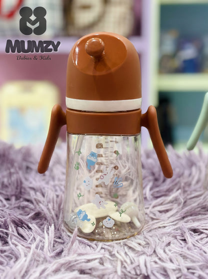 First Steps 240ml Wide Mouth Baby Bottle with Soft Silicone Nipple