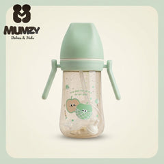 First Steps 330ml Wide Mouth Baby Bottle with Soft Silicone Nipple and Filtered Pipe